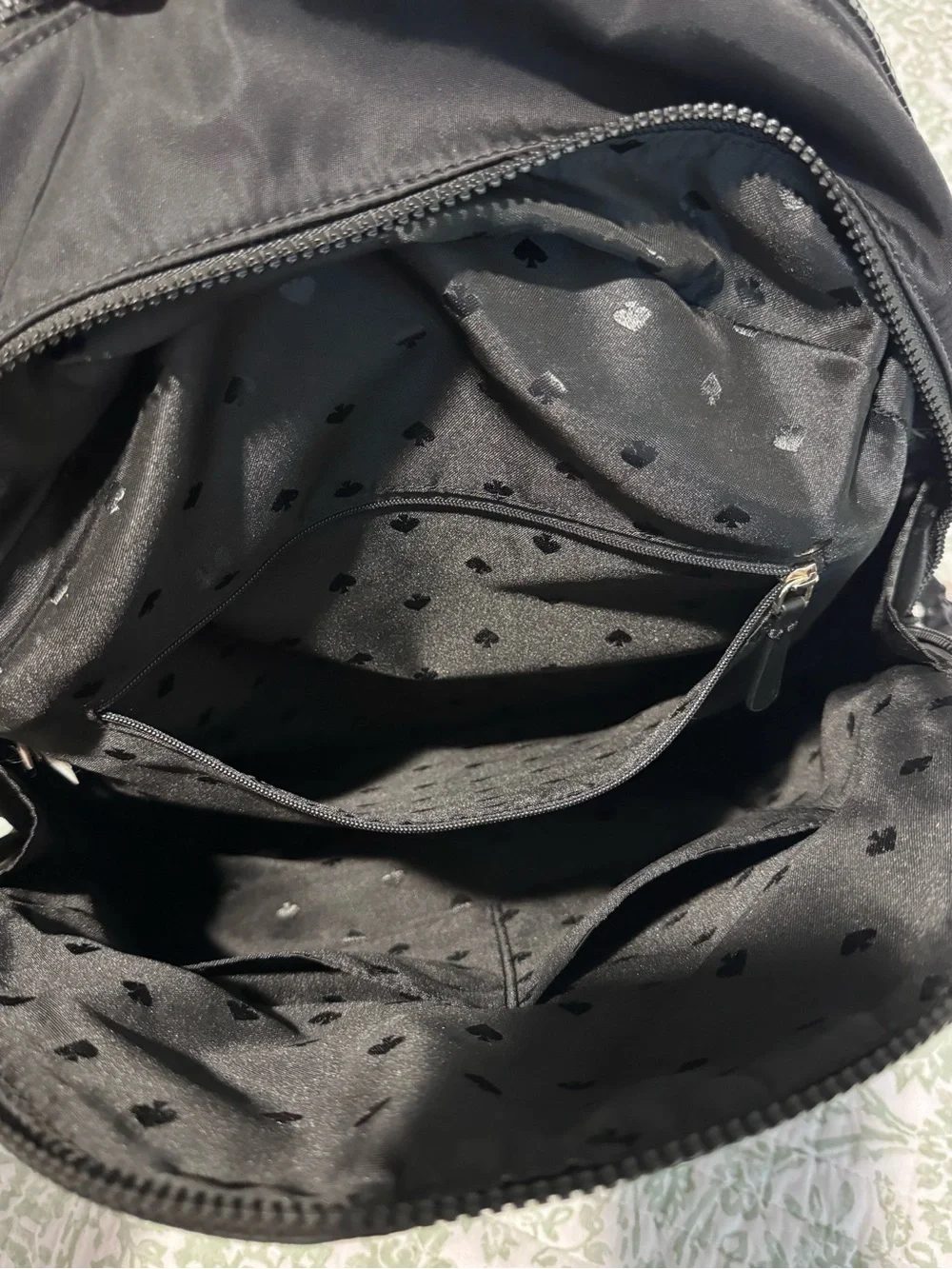 kate spade Black Nylon Backpack